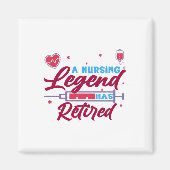 Een verpleegkundige legende is in ruste magneet (Voorkant)