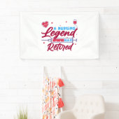 Een verpleegkundige legende is in ruste spandoek (Insitu)