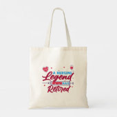 Een verpleegkundige legende is in ruste tote bag (Achterkant)
