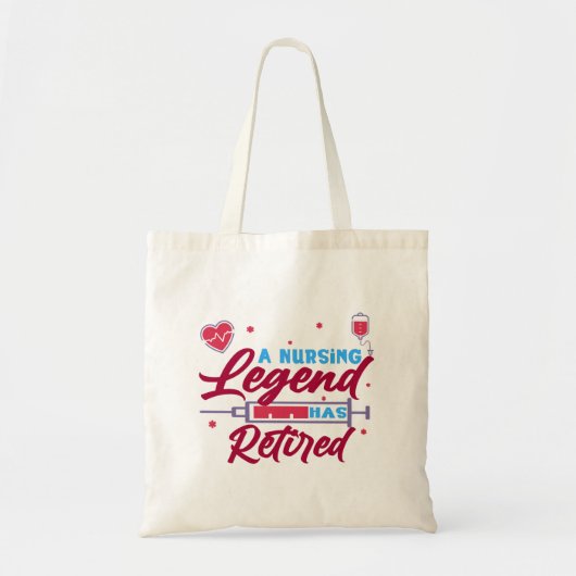 Een verpleegkundige legende is in ruste tote bag (Voorkant)