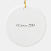 Een verpleegkundige met hart keramische cirkel Orn Keramisch Ornament (Achterkant)