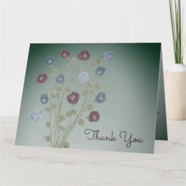 Een verpleegster bedankt kaart