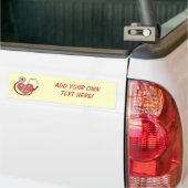 Een verpleegster. bumpersticker (Op Truck)