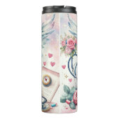 Een verpleegster met een groot hart thermosbeker (Achterkant)