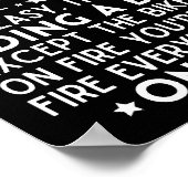 Een verpleegster zijn is makkelijk als een bike be poster (Hoek)