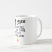 Een verpleegster zijn is makkelijk, het is als een koffiemok (Voorkant rechts)