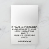 Een verrassende verjaardagsverjaardag Kaart (Binnen)