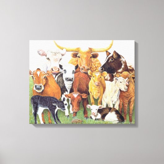 Een verrassende vreemdeling canvas afdruk (Voorkant)