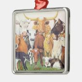 Een verrassende vreemdeling metalen ornament (Links)