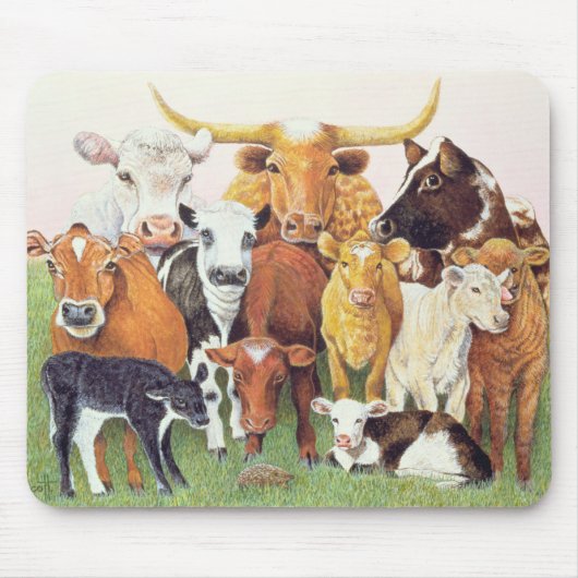 Een verrassende vreemdeling muismat (Voorkant)