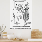 Een verrassing voor Dextor, Grappig, Oud Poster (Keuken)