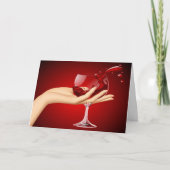 Een verre toast kaart (Voorkant)