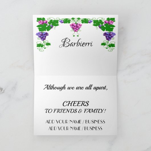 Een verre Toast Kaart (Binnen)