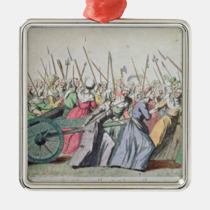 Een Versailles, een Versailles mars van de Vrouwen Metalen Ornament