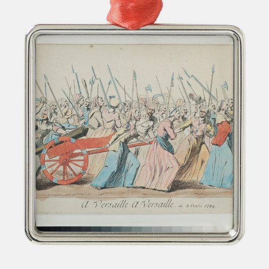 Een Versailles, een Versailles'' Metalen Ornament (Voorkant)