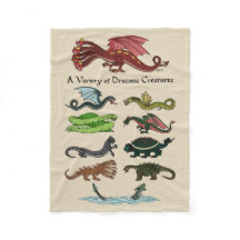 Een verscheidenheid aan draconische creaties