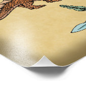 Een verscheidenheid aan draconische creaties foto afdruk (Hoek)