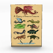 Een verscheidenheid aan draconische creaties fotoblokken (Voorkant)