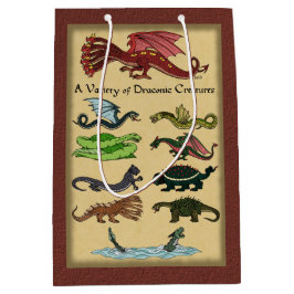 Een verscheidenheid aan draconische creaties medium cadeauzakje