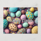 Een verscheidenheid aan heerlijke chocolade paasei briefkaart (Voorkant)