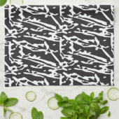 Een verscheidenheid aan verse groenten, waaronder  theedoek (Gevouwen)