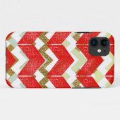 een verschillend chevronpatroon Case-Mate iPhone case (Achterkant (horizontaal))