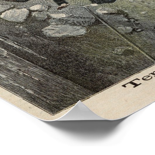 Een verschrikkelijk ongeval in de Alpen Poster (Hoek)