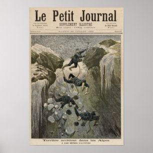 Een verschrikkelijk ongeval in de Alpen Poster