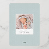 Een verse afdeling | Aankondiging van de geboorte (Achterkant)