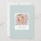 Een verse afdeling | Fotogeboorte Aankondiging (Achterkant)