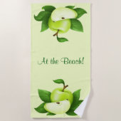 Een verse appel strandlaken (Voorkant)