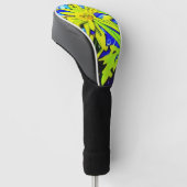 Een Versierde Golfclubhoes Golfheadcover (Schuin)