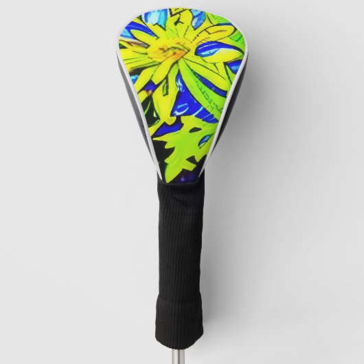 Een Versierde Golfclubhoes Golfheadcover (Voorkant)