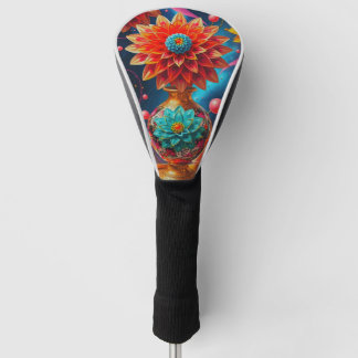 Een Versierde Golfclubhoes Golfheadcover