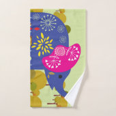 Een versierde olifant bad handdoek (Handdoek)
