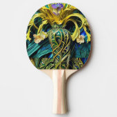 Een Versierde Ping Pong Bat Tafeltennisbatje (Voorkant)