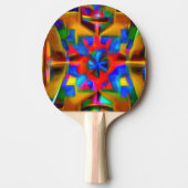 Een Versierde Ping Pong Bat Tafeltennisbatje (Voorkant)