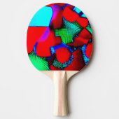 Een Versierde Ping Pong Bat Tafeltennisbatje (Voorkant)