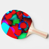 Een Versierde Ping Pong Bat Tafeltennisbatje (Zijkant)
