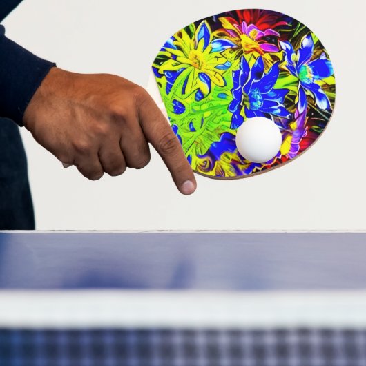 Een versierde pingpongbat tafeltennisbatje (Insitu)