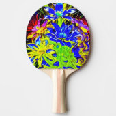 Een versierde pingpongbat tafeltennisbatje (Voorkant)