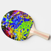Een versierde pingpongbat tafeltennisbatje (Zijkant)