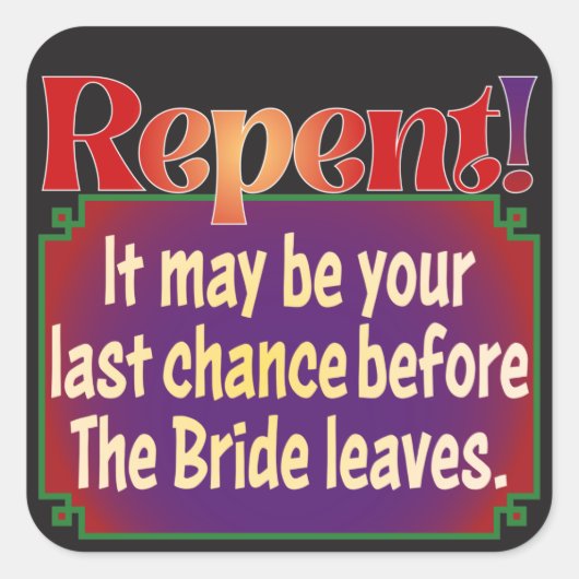 Een verstandige COVID-19-respons Vierkante Sticker (Voorkant)