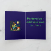 Een Vertrouwde Padheks die 's Nachts Foerageert Feestdagen Kaart (Binnen)