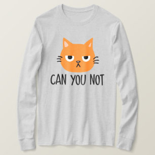 Een vervelende kat kan je niet schelen. t-shirt