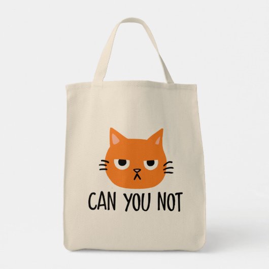 Een vervelende kat kan je niet schelen. tote bag (Achterkant)