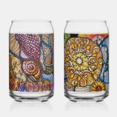 Een verward paar blikvorm glas (Voorkant)