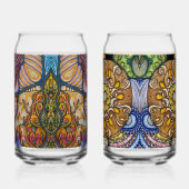 Een verward paar blikvorm glas (Rechts)