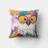 Een verwarde koele kaketoe print kussen (Achterkant)