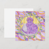 Een verwarmde kat (Voorkant / Achterkant)